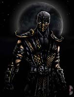 Scorpion Mortal Kombat 2011 Art by Sven Zupancic