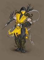 Scorpion Mortal Kombat Redesign Art by_Kenichi_Kitsune