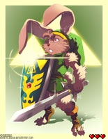 Zelda Bunny Link by Hanzo Steinbach