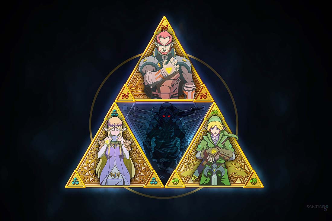 triforce_and_a_bit_of_darkness_by Luis Santiago