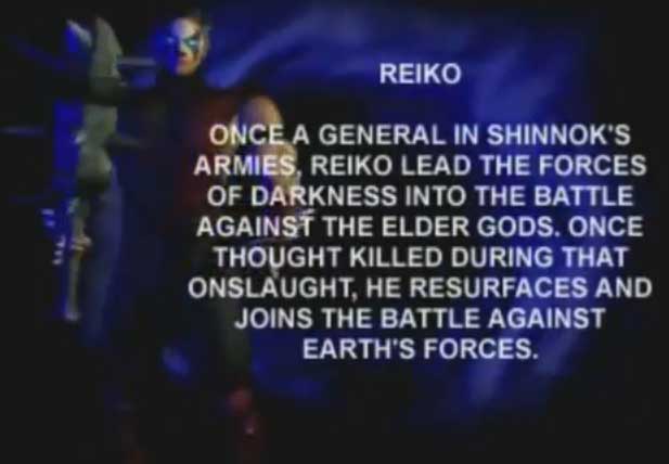 Reiko Mortal Kombat 4 Bio