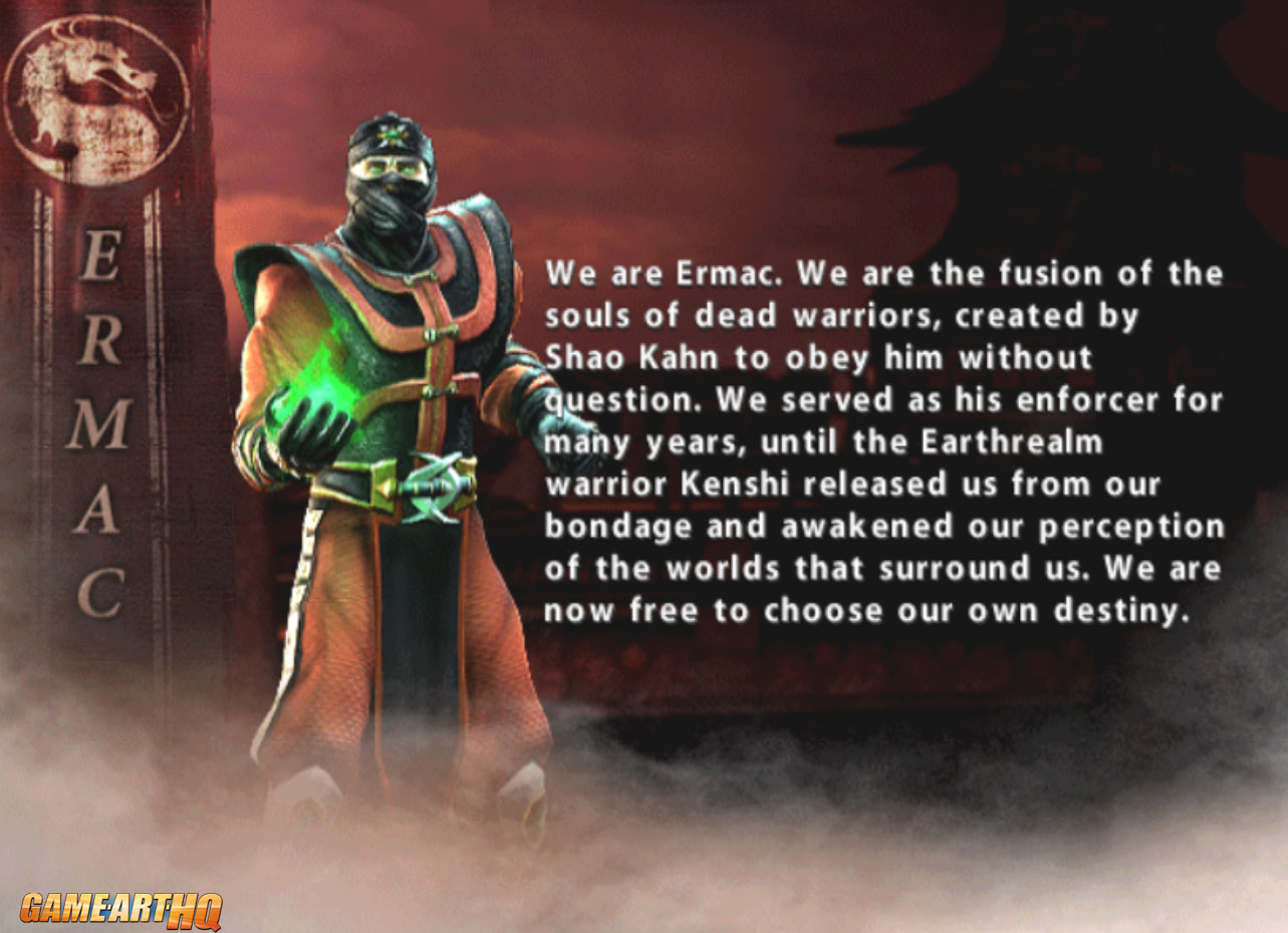 Mortal Kombat Art Tribute: Ermac from Mortal Kombat Deception.