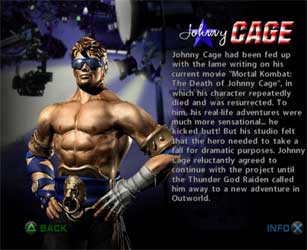 Johnny Cage MKDA Bio