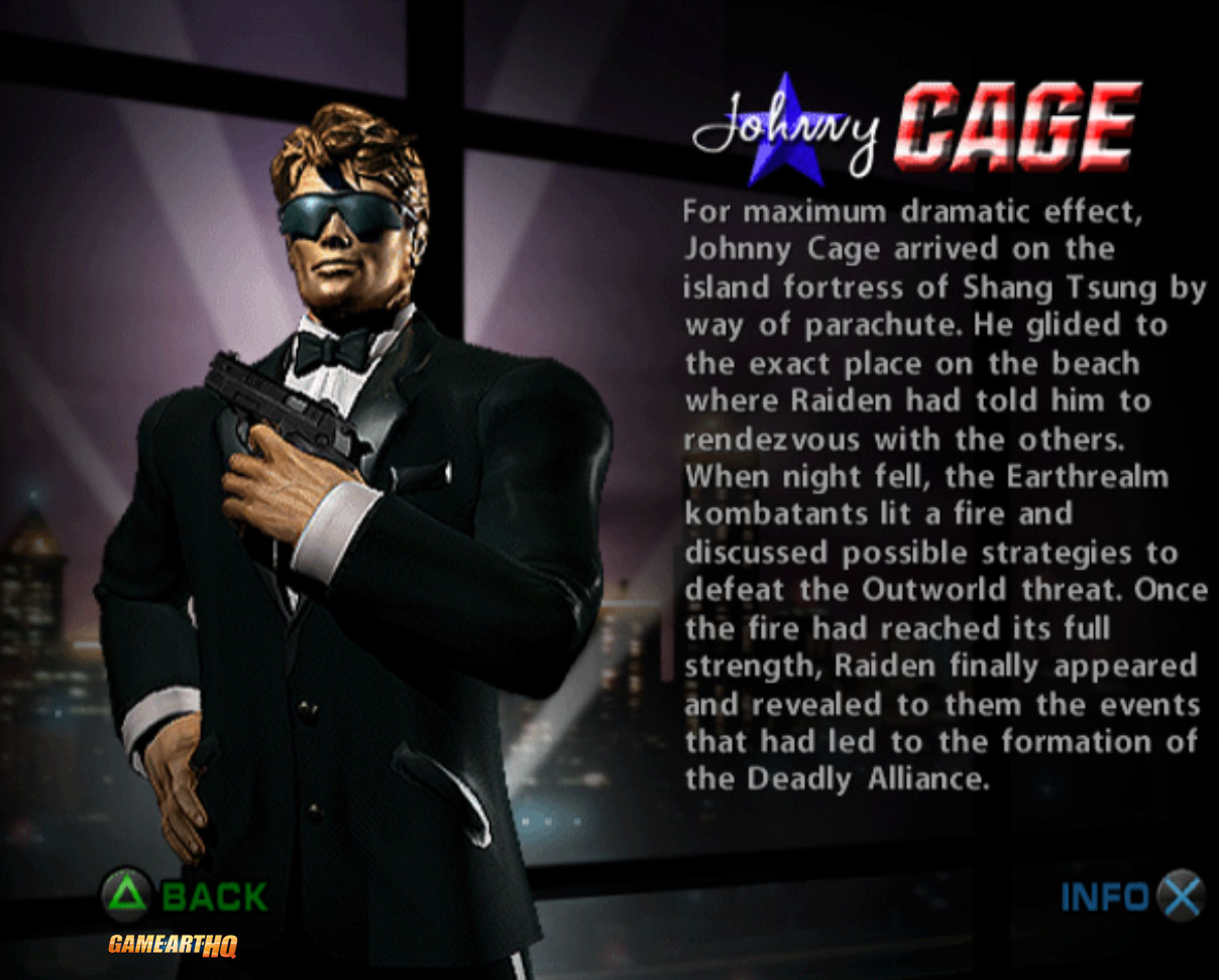 GameCube - Mortal Kombat: Deadly Alliance - Johnny Cage 
