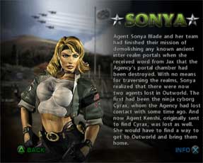 Sonya Blade MKDA Bio Profile