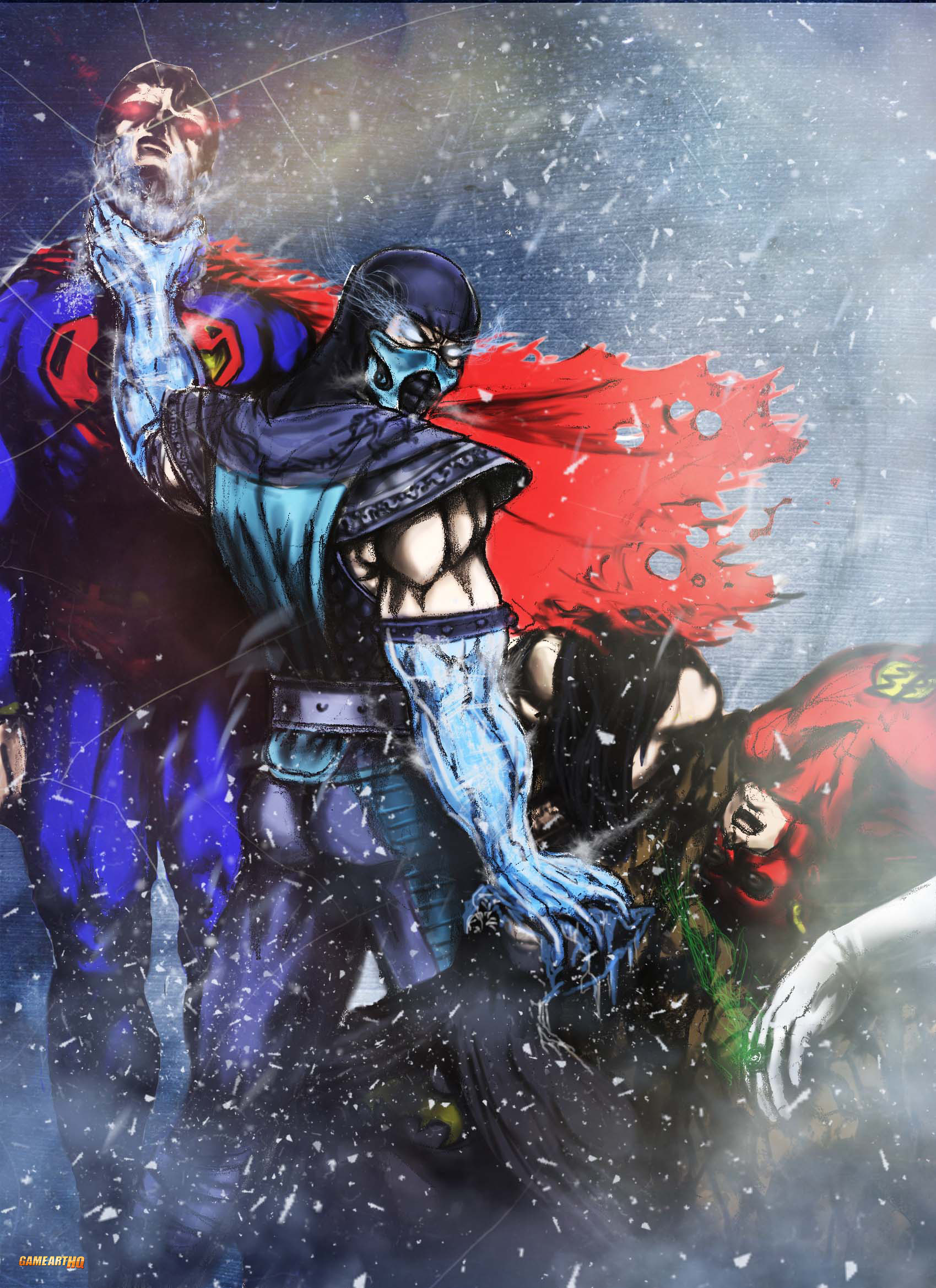 Sub-Zero Mortal Kombat vs. DC Universe MK Art Tribute