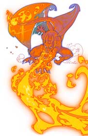Charizard used Flamethrower (Pokemon Tribute on Game-Art-HQ.com) by Diego Porto
