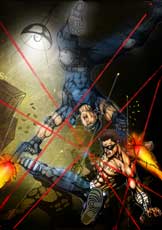 Stryker vs Johnny Cage Mortal Kombat