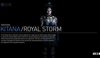 Kitana MKX Royal Storm Variation