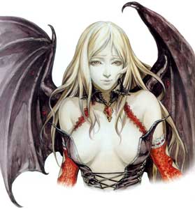Annette Renard Lesser Vampire Castlevania X Chronicles Game Art