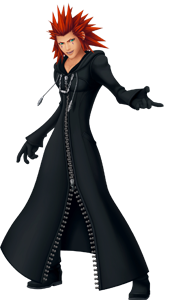 Axel from Kingdom Hearts on game Art hQ