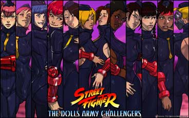 Shadaloo Dolls from Street Fighter Wallpaper Art