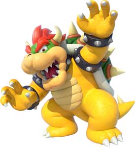 Bowser Mario Party 10 Official Render Art