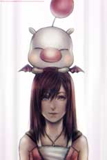 Moogle and Tifa Final Fantasy Art