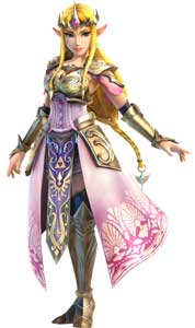 Princess Zelda Hyrule Warriors Render Art