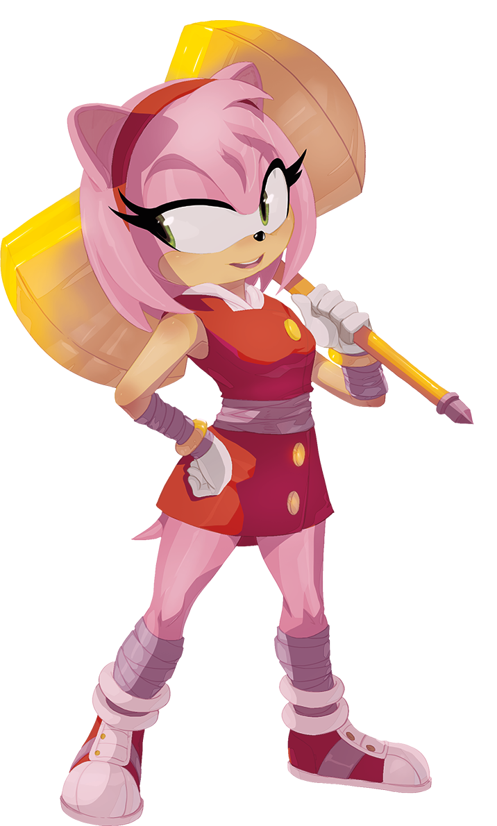 Amy Rose From The Sonic The Hedgehog Series Game Art Hq