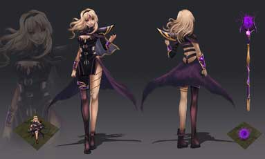 League of Legends Skin Concept Art Void Lux