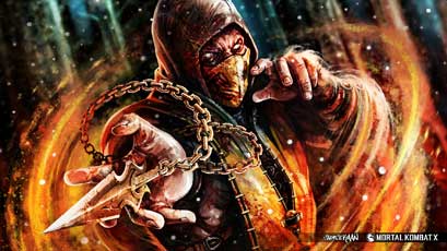 Scorpion from Mortal Kombat X Badass Fan Art