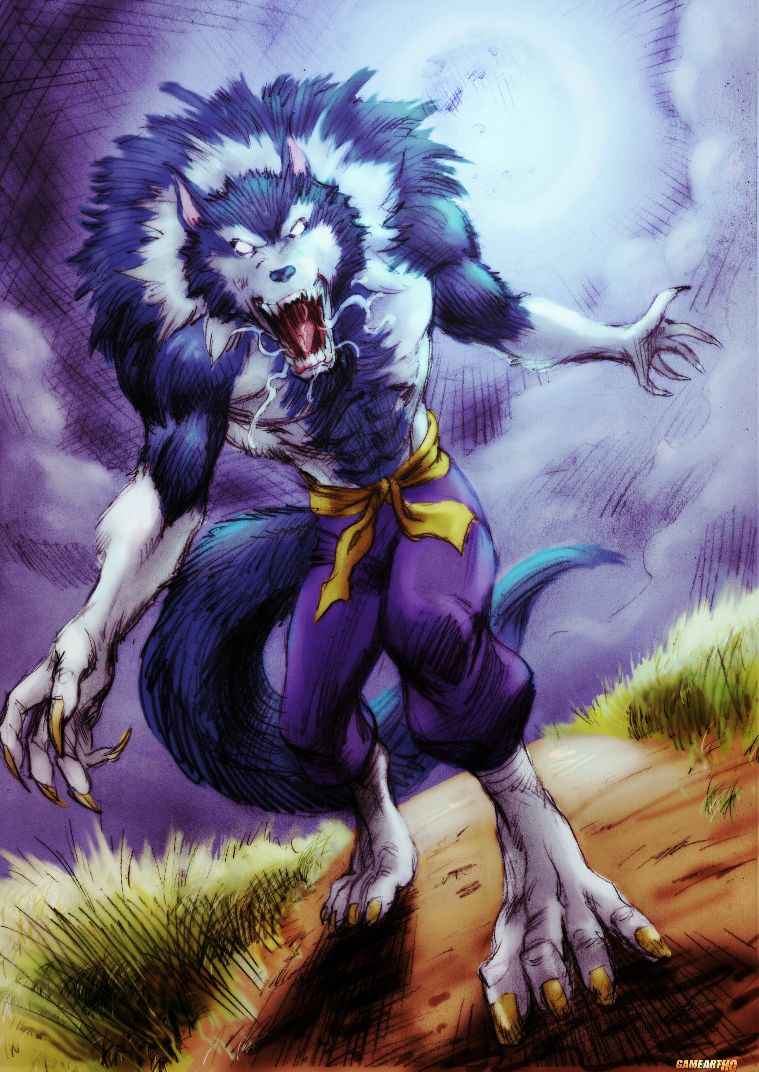 Jon Talbain from the Darkstalkers Series2485 x 3509