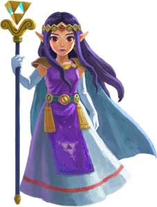 Princess Hilda Zelda ALBW Game Art