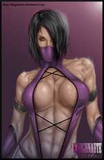 Sexy Mileena from Mortal Kombat 9 Fan Art