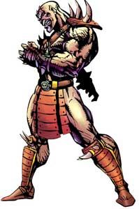 Shao Kahn Mortal Kombat II Official Art