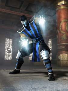 Sub-Zero Mortal Kombat Shaolin Monks Game Art