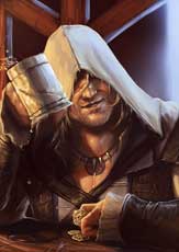 Edward Kenway is a pirate and loves to drink