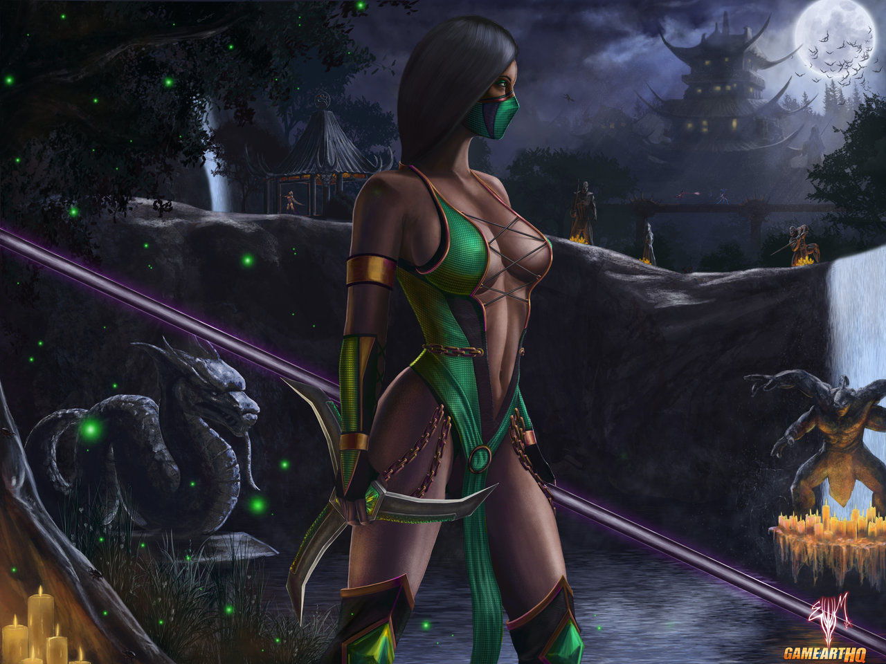 Jade Mortal Kombat Legacy Art