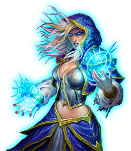 Jaina Proudmoore from Warcraft on Game-Art-HQ