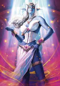 Queen Azshara from World of Warcraft Art