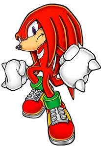 Knuckles in Sonic Advance 3 Official Game Art