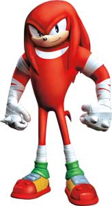Knuckles in Sonic Boom Official Game Art