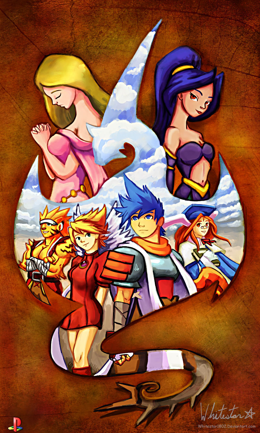 Breath of Fire III Playstation Anniversary Art Tribute on Game-Art-HQ