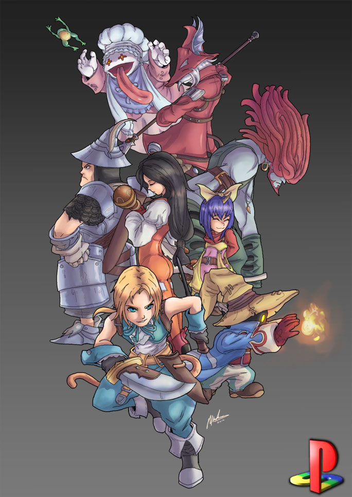 Final Fantasy IX PSX Playstation Anniversary Art Tribute