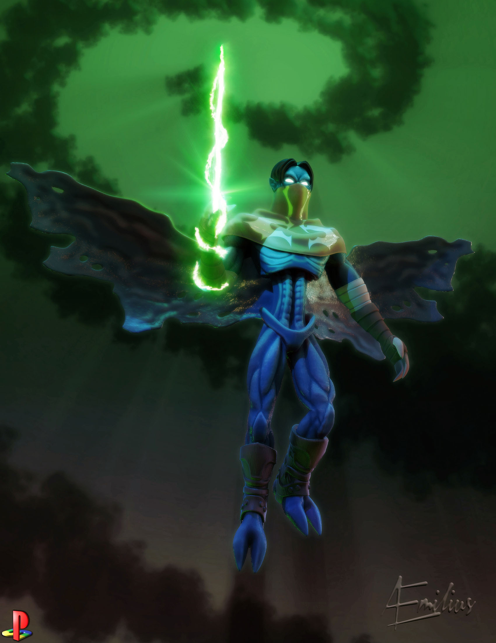 Raziel from Legacy of Kain Soul Reaver Playstation 20th Anniversary on Game Art hQ