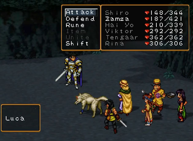 Suikoden II Luca Blight Boss Battle