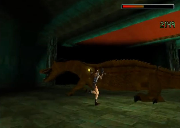 Tomb Raider II Dragon Fight