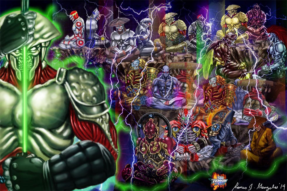 Yoshimitsu Tekken Evolution Game Art HQ Tekken 20th Anniversary