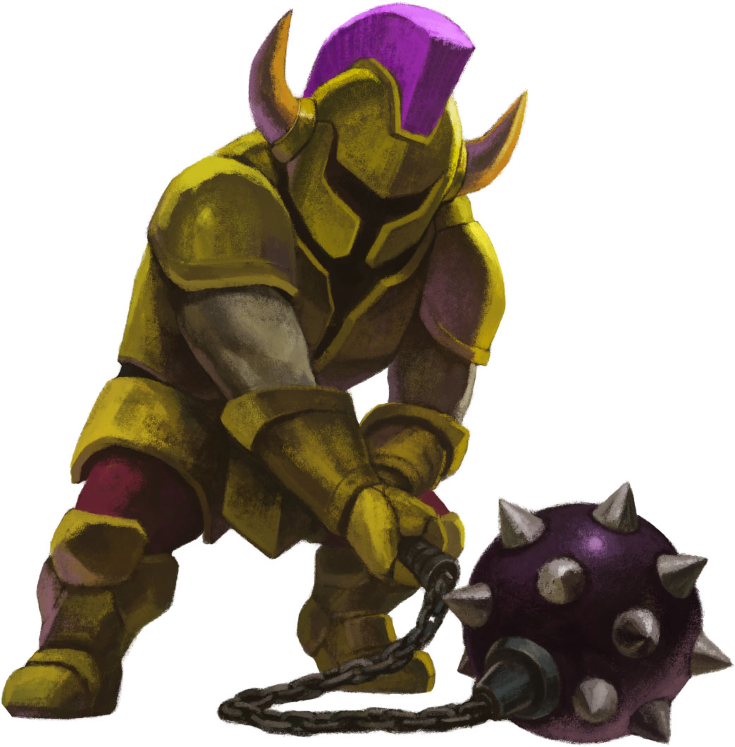 The Ball and Chain Soldiers from the Legend of Zelda Games1043 x 1060