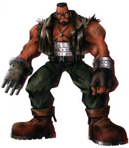 Barret Wallace Final Fantasy VII Official Game Art