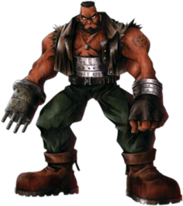 Barret Wallace from Final Fantasy VII on Game-Art-HQ