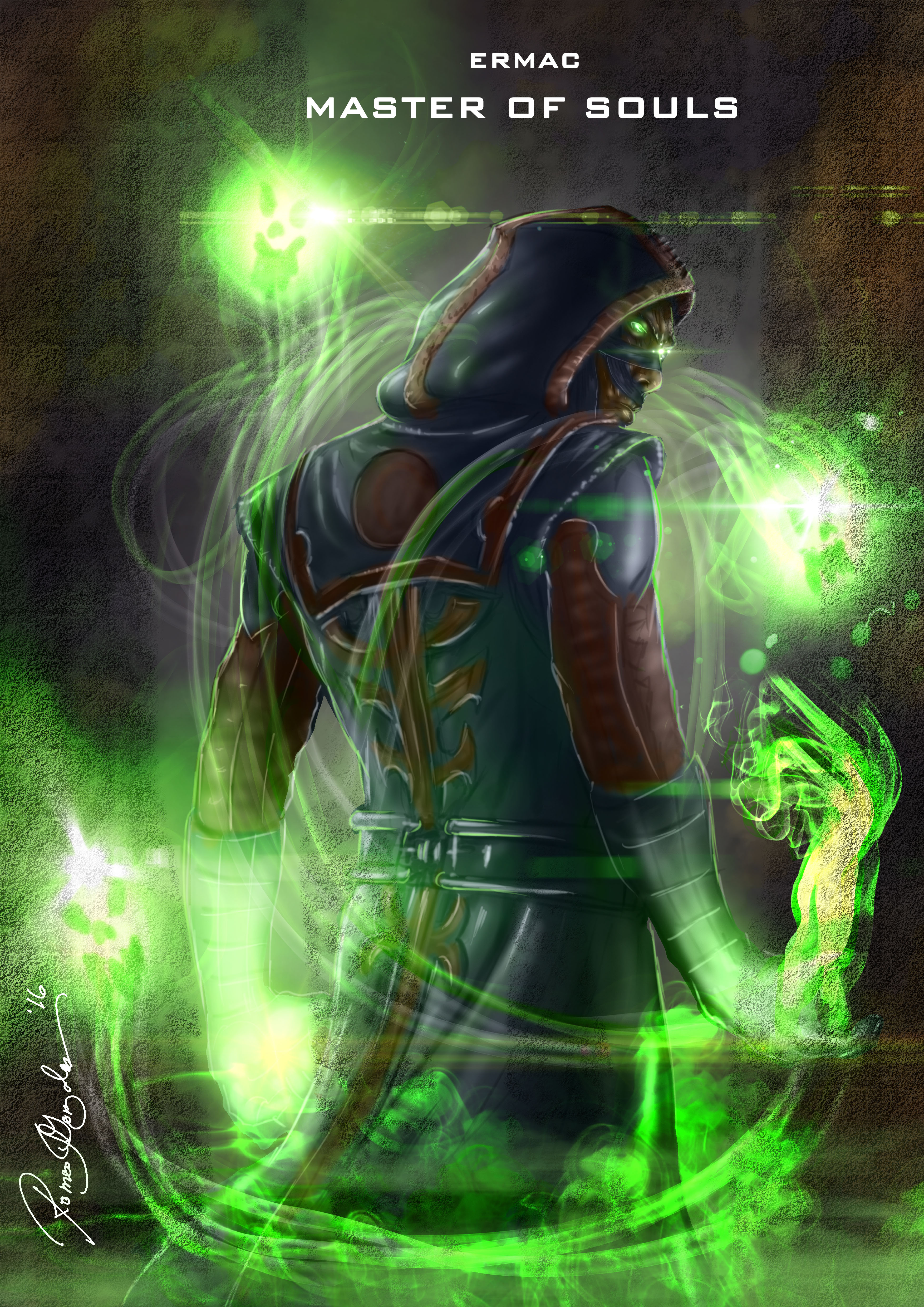 Ermac Master of Souls Variation MKX by grapiqkad