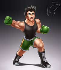 Little Mac from the Punch Out Games