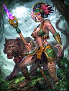 Awilix  Goddess of the Moon SMITE Official Art