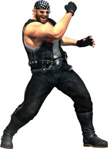 Bass Armstrong Dead or Alive 5 Render Game Art