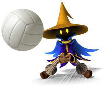 Black Mage Mario Sports Mix Official Game Art