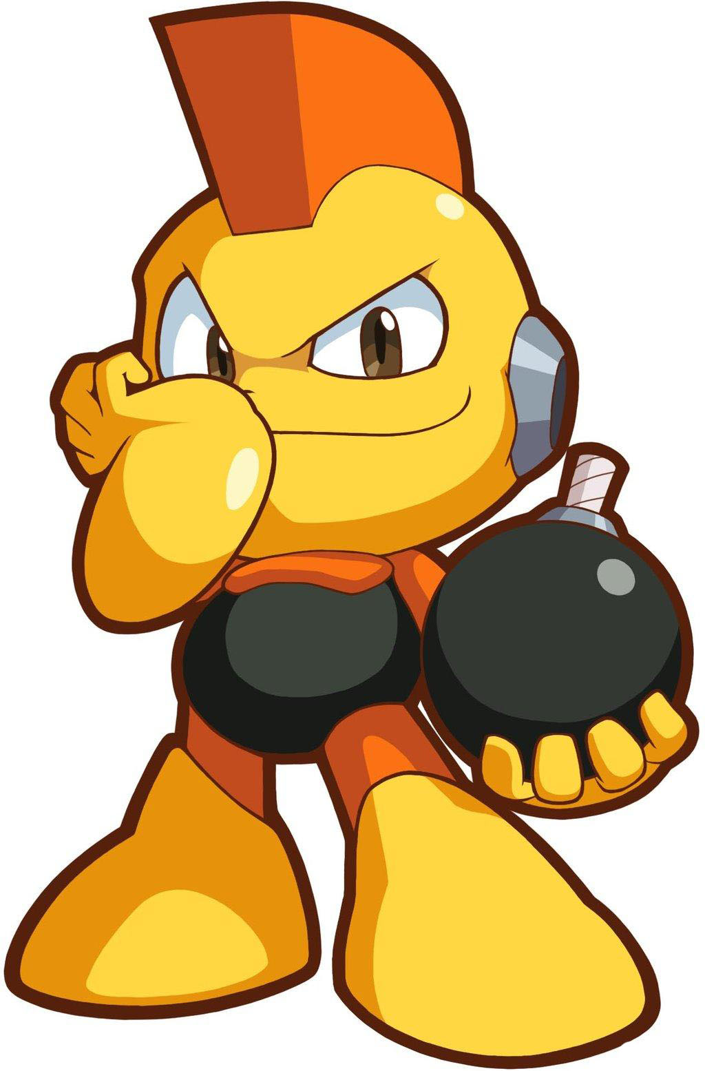 Bomb Man from MegaMan Game Art1024 x 1555