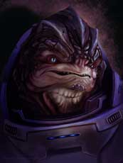 Grunt from Mass Effect Portrait Art