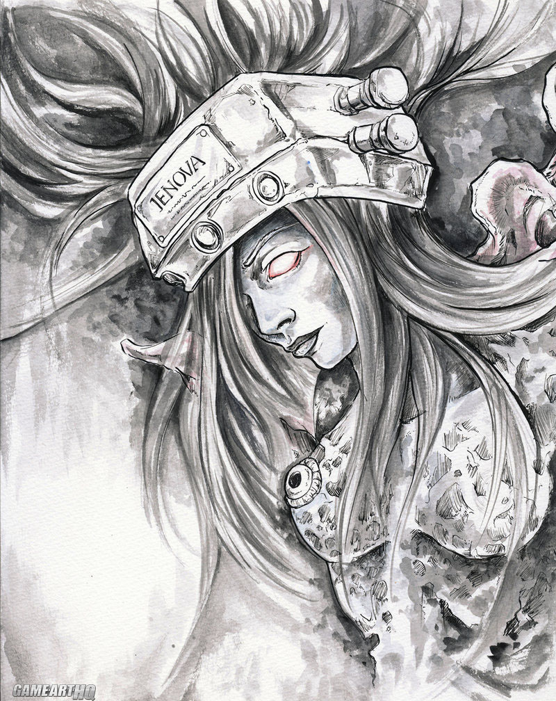Jenova Antagonist Final Fantasy VII Art Challenge on GA-HQ
